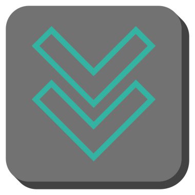 Yuvarlatılmış Kare vektör simgesi kaydır