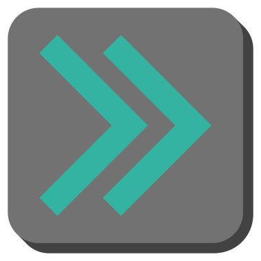 Şu yuvarlak üst karakter kare vektör simgesi