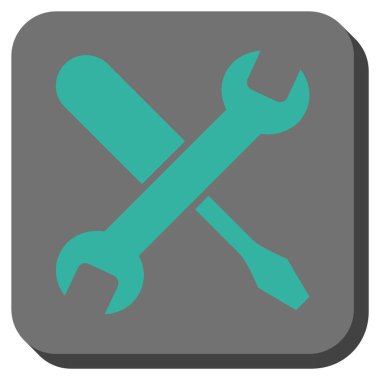 Yuvarlatılmış Kare vektör simge ayarlama