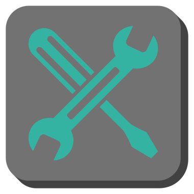 Yuvarlatılmış Kare vektör simge ayarlama