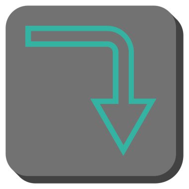 Yuvarlatılmış Kare vektör simge açmak