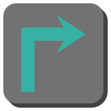 Doğru yuvarlatılmış kare vektör simge açmak