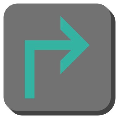 Doğru yuvarlatılmış kare vektör simge açmak