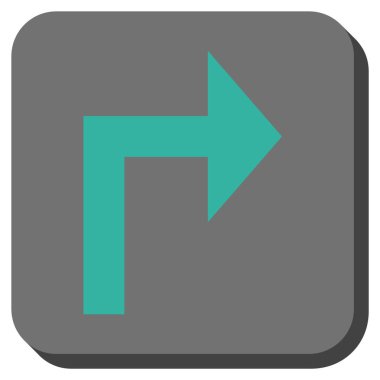 Doğru yuvarlatılmış kare vektör simge açmak