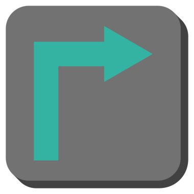 Doğru yuvarlatılmış kare vektör simge açmak