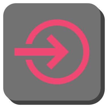 Alma yuvarlatılmış kare vektör simgesi