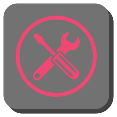 Seçenekleri yuvarlatılmış kare vektör simgesi