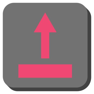 Yuvarlatılmış Kare vektör simge çekin