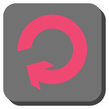 Yuvarlatılmış Kare vektör simge döndürmek