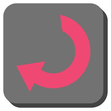 Yuvarlatılmış Kare vektör simge döndürmek