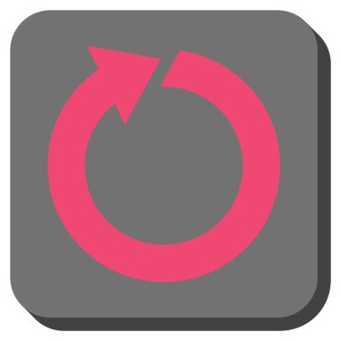 Yuvarlatılmış Kare vektör simge döndürmek