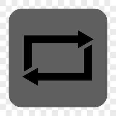 Exchange okları yuvarlak kare düğme