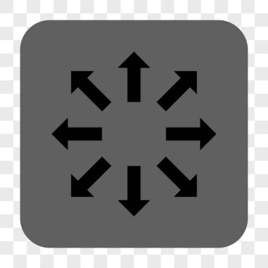 Oklar yuvarlak kare düğme patlayabilir