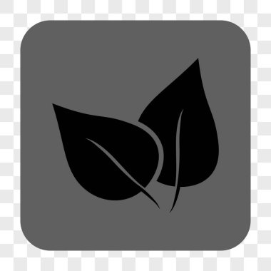 Flora Bitki yuvarlak kare düğme