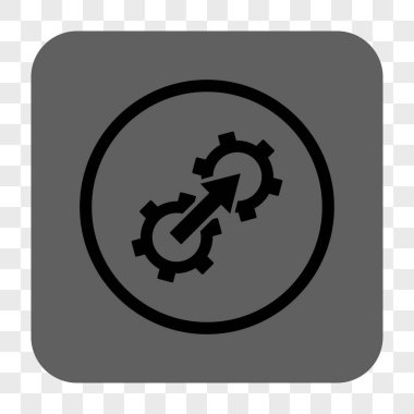 Dişli Tümleştirme yuvarlak kare düğme