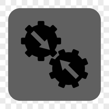 Dişli Tümleştirme yuvarlak kare düğme