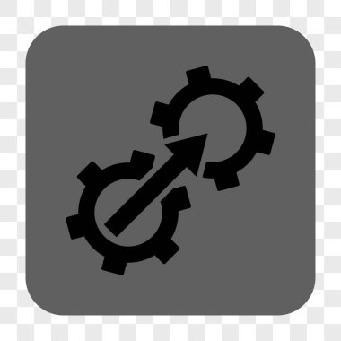 Dişli Tümleştirme yuvarlak kare düğme