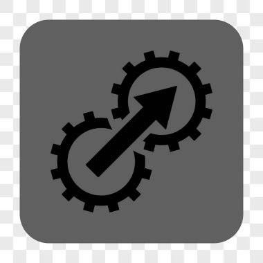 Dişli Tümleştirme yuvarlak kare düğme