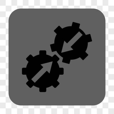 Dişli Tümleştirme yuvarlak kare düğme