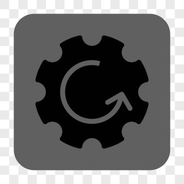 Dişli döndürme yuvarlak kare düğme