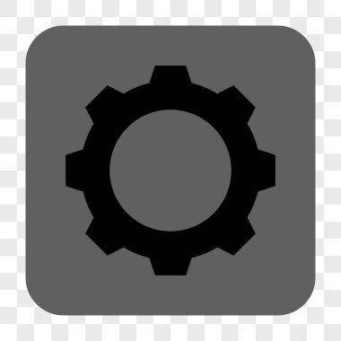 Dişli yuvarlak kare düğme