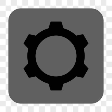 Dişli yuvarlak kare düğme