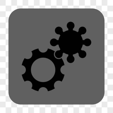 Gears'ı yuvarlak kare düğme