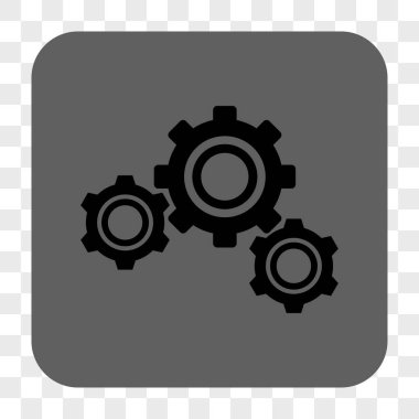 Gears'ı yuvarlak kare düğme