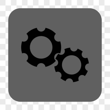 Gears'ı yuvarlak kare düğme