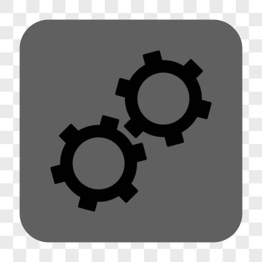 Gears'ı yuvarlak kare düğme