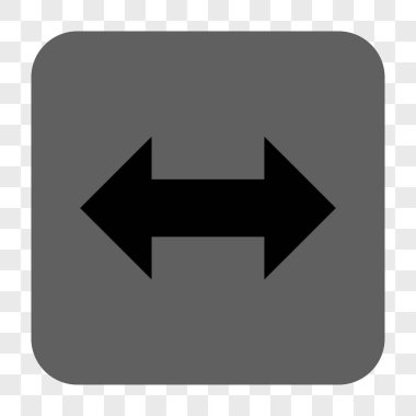 Yatay Exchange okları yuvarlak kare düğme