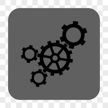 Mekanizması yuvarlak kare düğme