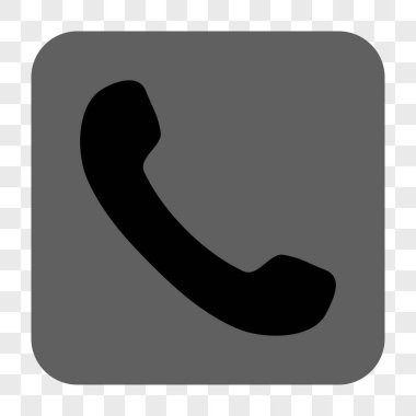 Telefon Alıcı Yuvarlak Kare Düğmesi