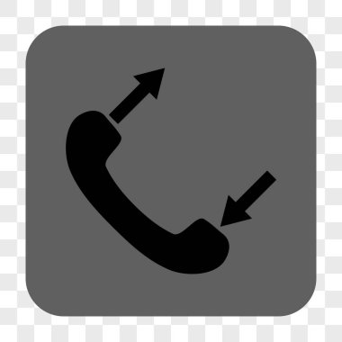 Konuşan yuvarlatılmış kare düğme telefon