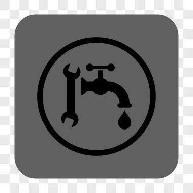 Sıhhi tesisat yuvarlak kare düğme