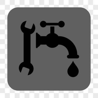 Sıhhi tesisat yuvarlak kare düğme