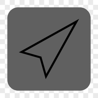 İşaretçi şu kadar kare düğme yuvarlak