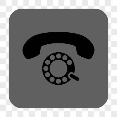 Darbeli aramayı yuvarlak kare düğme