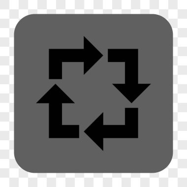 Geri Dönüşümlü Kare Düğmesi