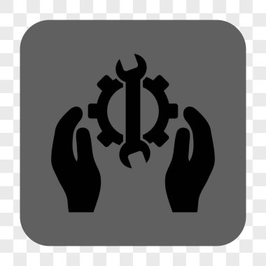 Onarım hizmeti yuvarlak kare düğme