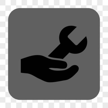 Onarım hizmeti yuvarlak kare düğme