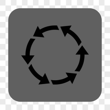 Döndürme Ccw yuvarlak kare düğme