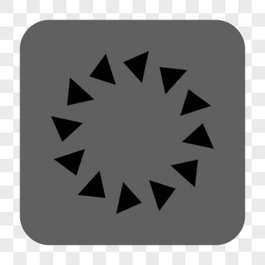 Döndürme Ccw yuvarlak kare düğme