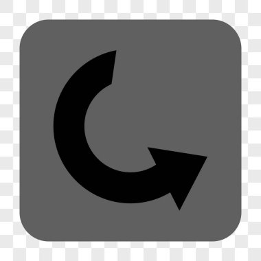 Döndürme Ccw yuvarlak kare düğme