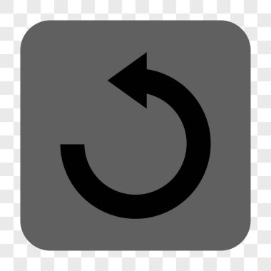 Sola Döndür yuvarlak kare düğme