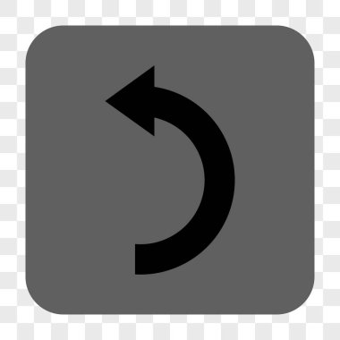 Sola Döndür yuvarlak kare düğme