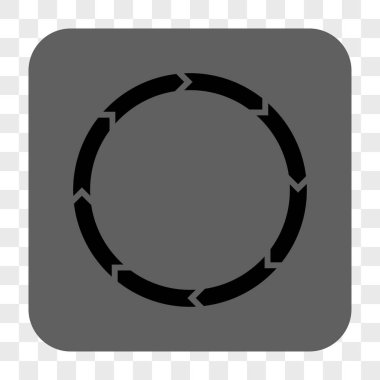 Döndürme yuvarlak kare düğme