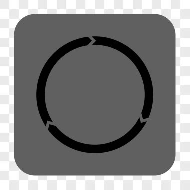 Döndürme yuvarlak kare düğme