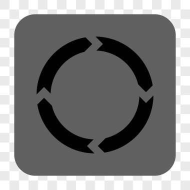 Döndürme yuvarlak kare düğme