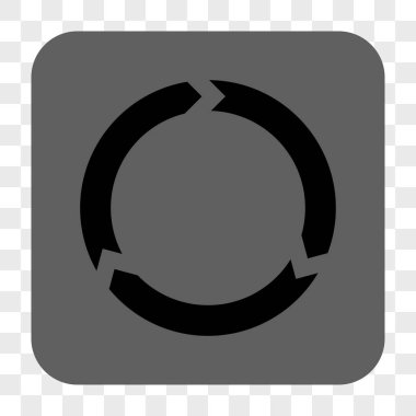 Döndürme yuvarlak kare düğme